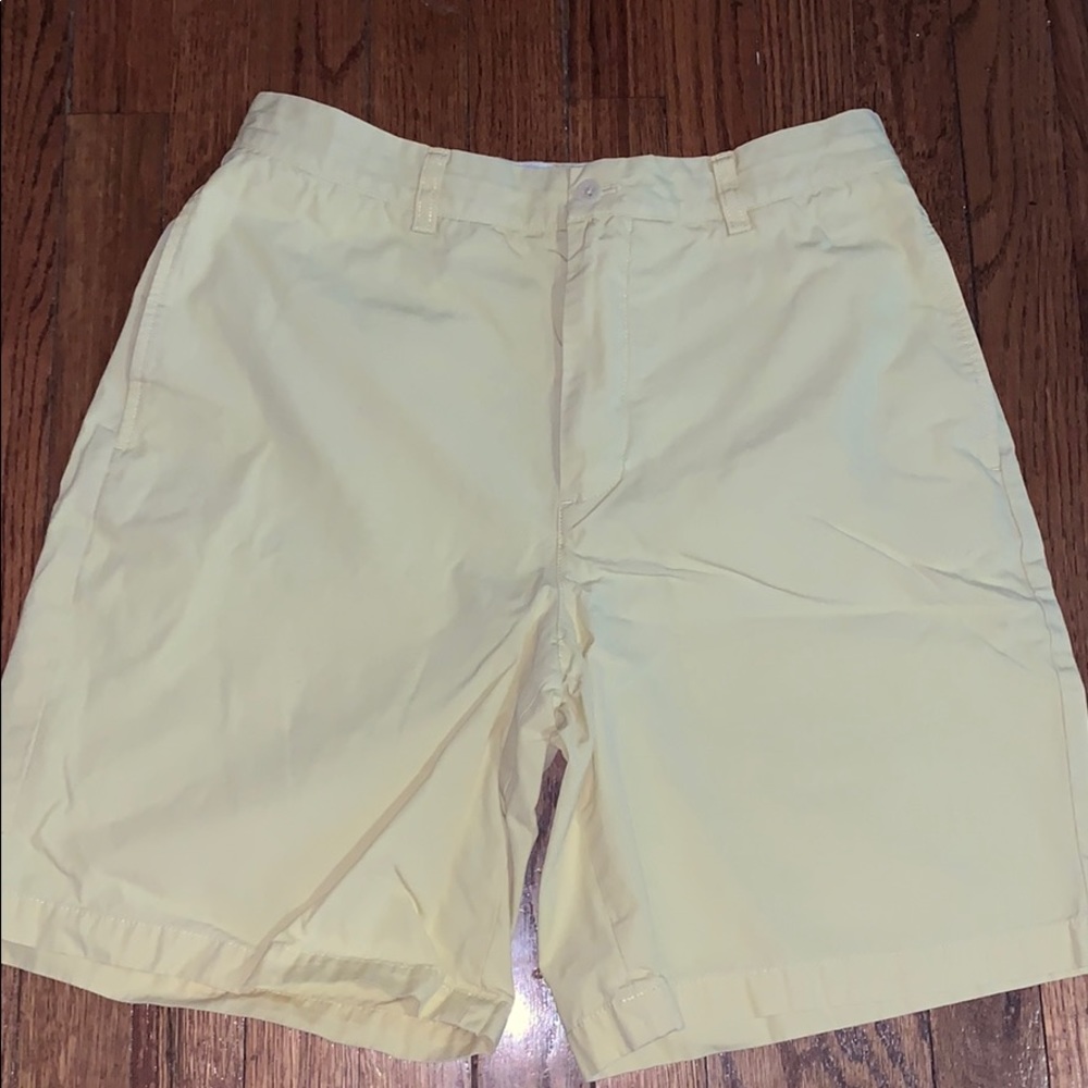 Light Yellow Vineyard Vines Club Shorts